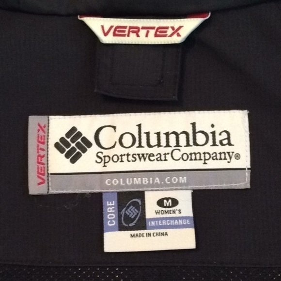 Columbia vertex jacket, size M, red & black. - Picture 3 of 5
